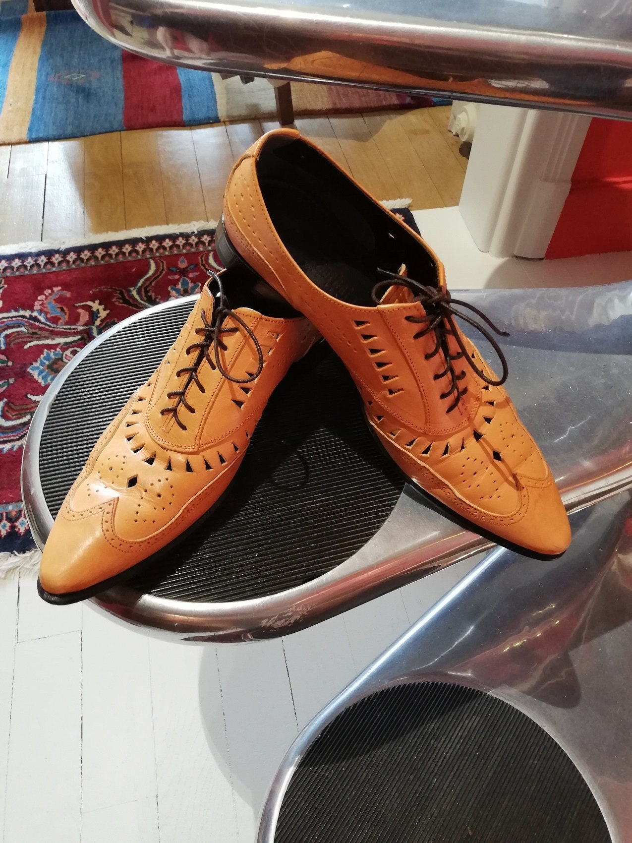 Gianni barbato ブーツ　41 エナメルレザー 3d978a2d581fa4e57e7456d4cf98fe