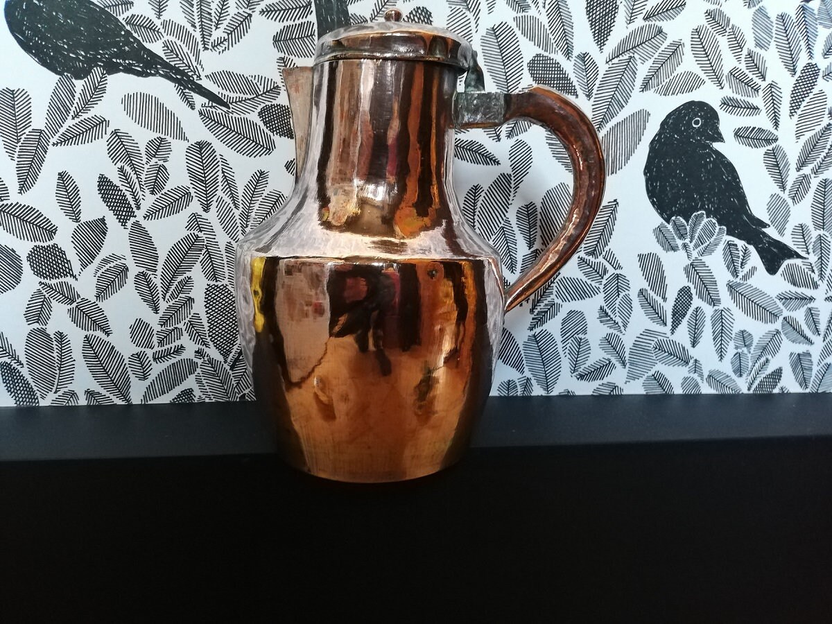 Verseuse, Pichet Ancien en Cuivre