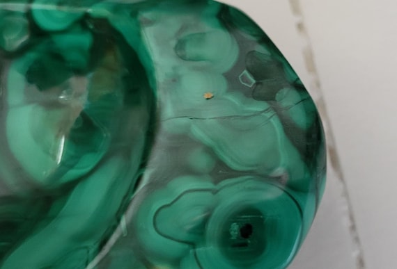 Empty Pocket, Malachite Ashtray From the 60s and 70s - Etsy