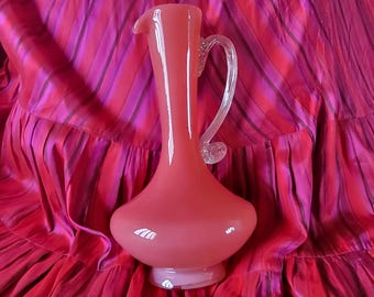 SIXTIES opaline ewer