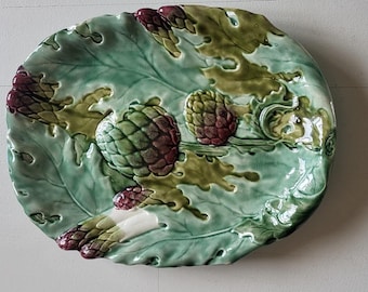 Lunéville 1900 - Barbotine dish