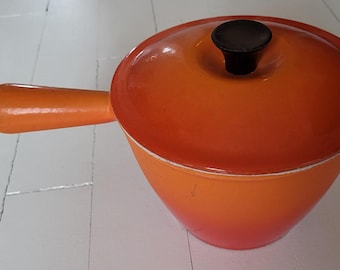 1970 LE CREUSET fondue pot