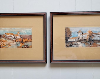 THIOLLIER Eliane - paintings - set of 2
