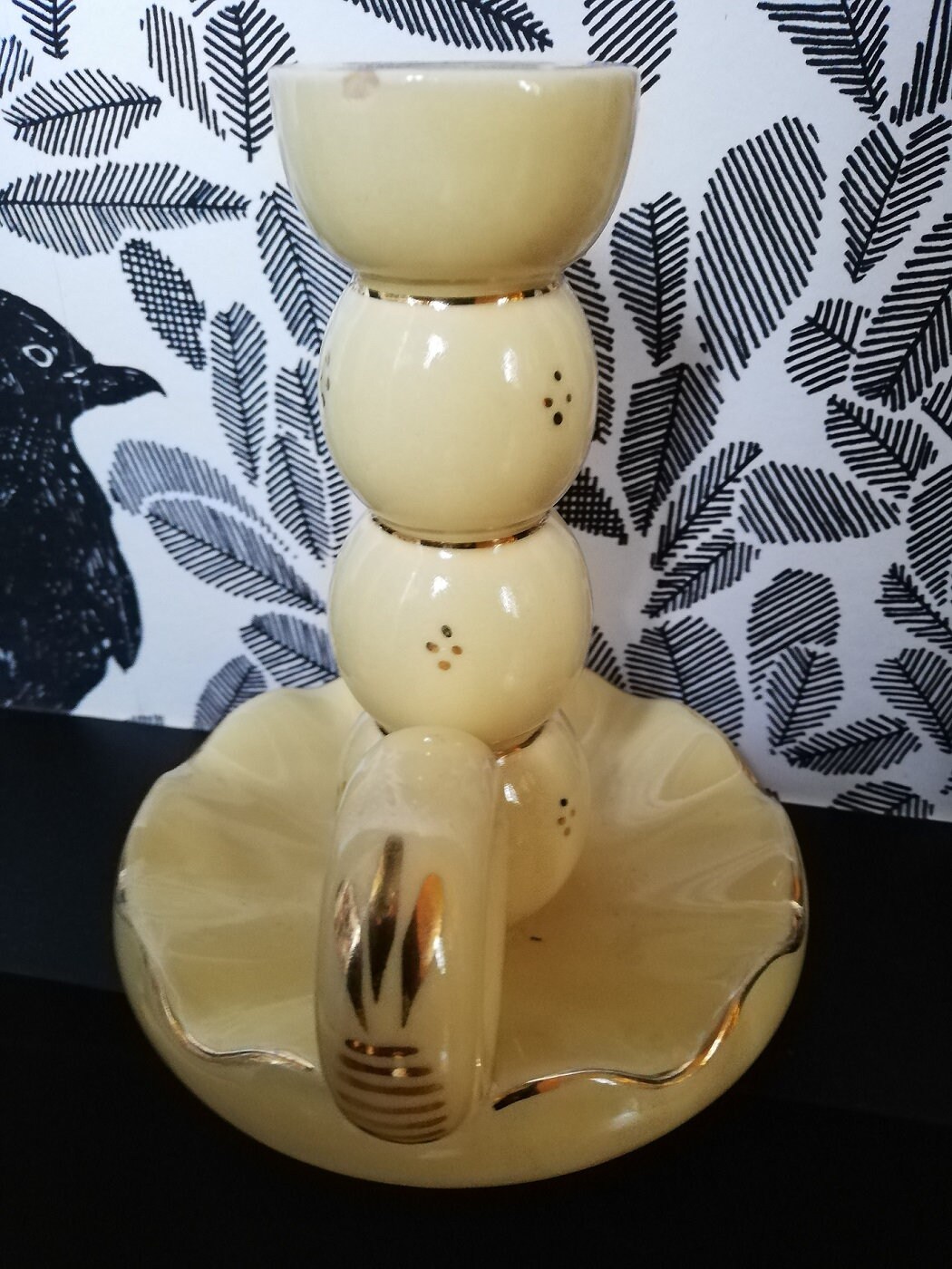 Années 50 Bougeoir à Main