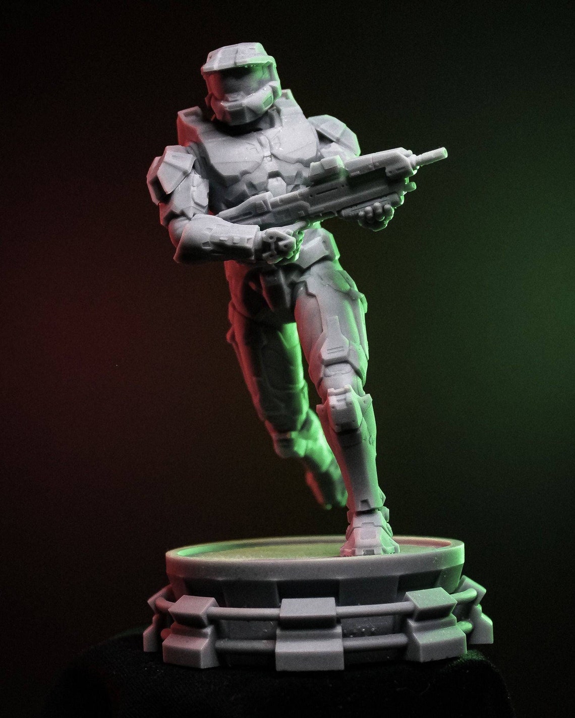 Halo Spartan Statue 3D Printed Figure 3D Resin Print by Etsy Singapore