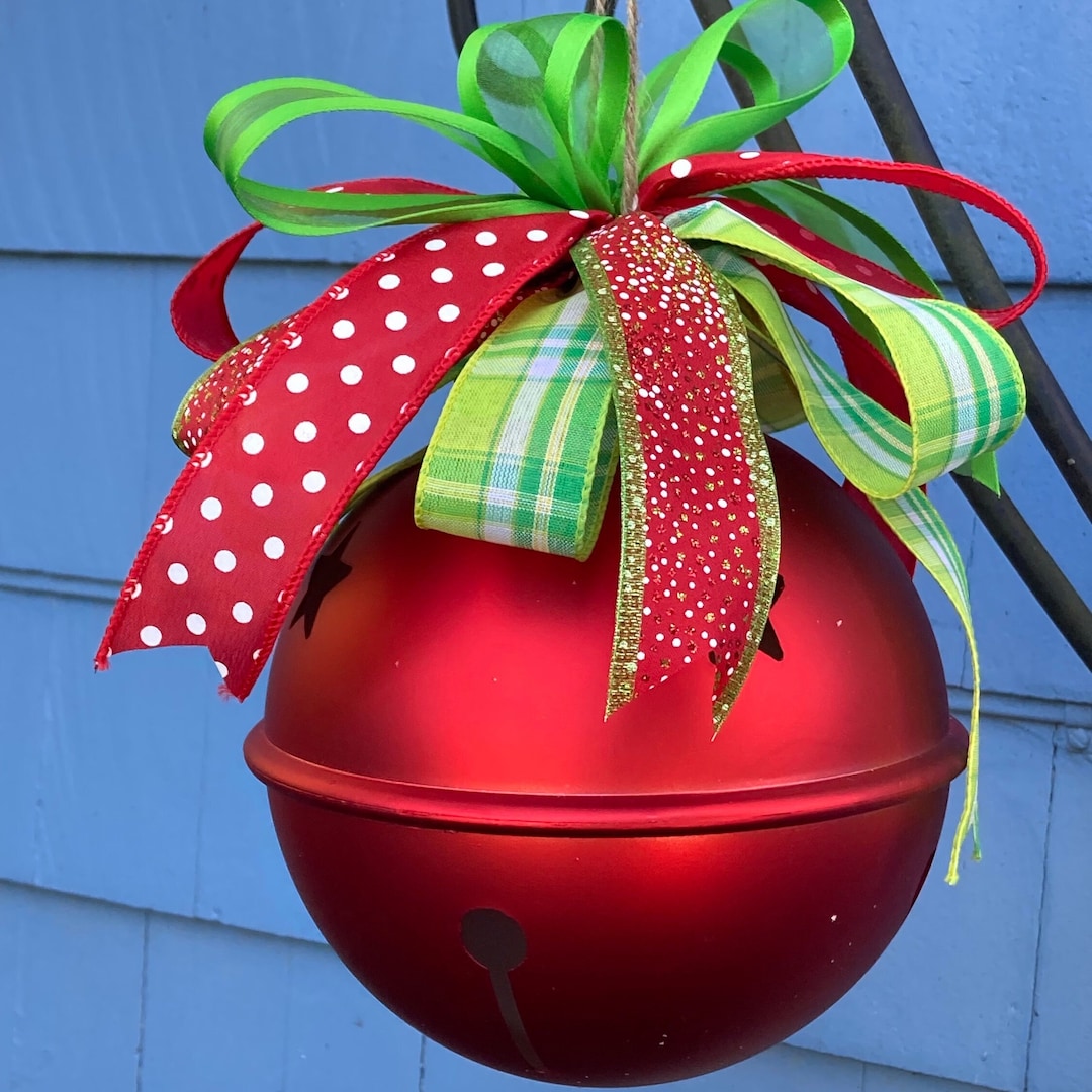 Oversized Christmas Jumbo Ornament Christmas Decoration Etsy