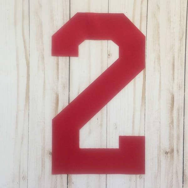 Sew on Jersey Numbers Etsy