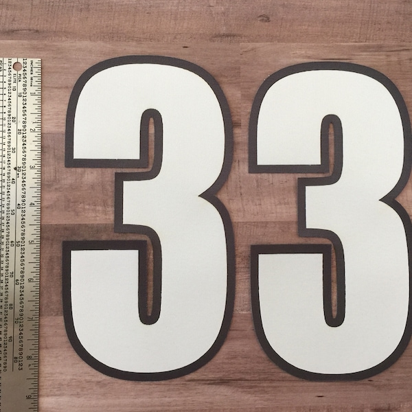 Sew on Jersey Numbers Etsy