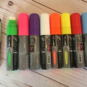 Kassa Liquid Chalk Markers for Blackboards 20 Colors Erasable