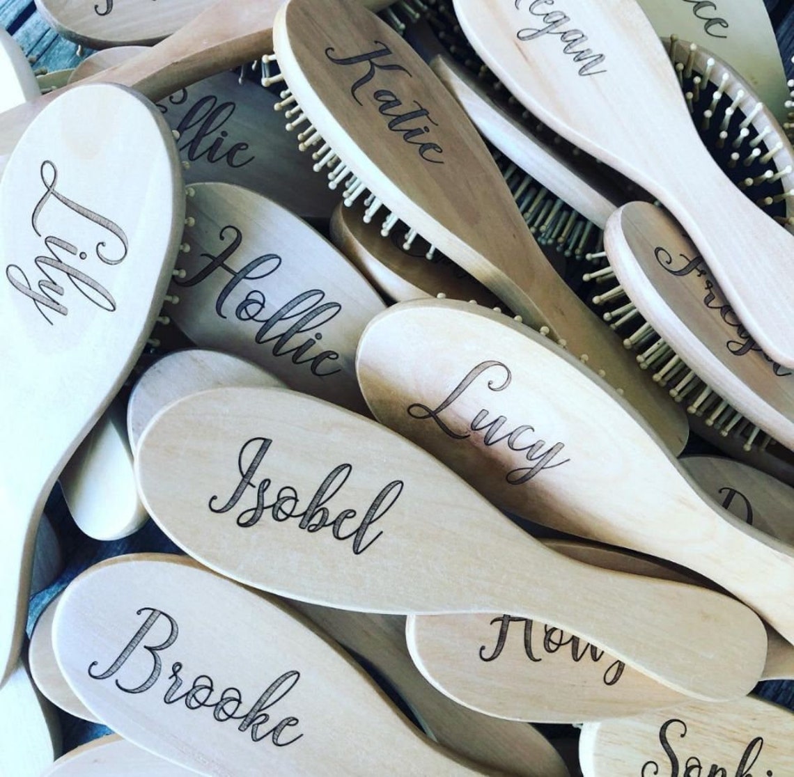 Personalized Baby Hair Brush or Bristle Perfect as a Baby Etsy