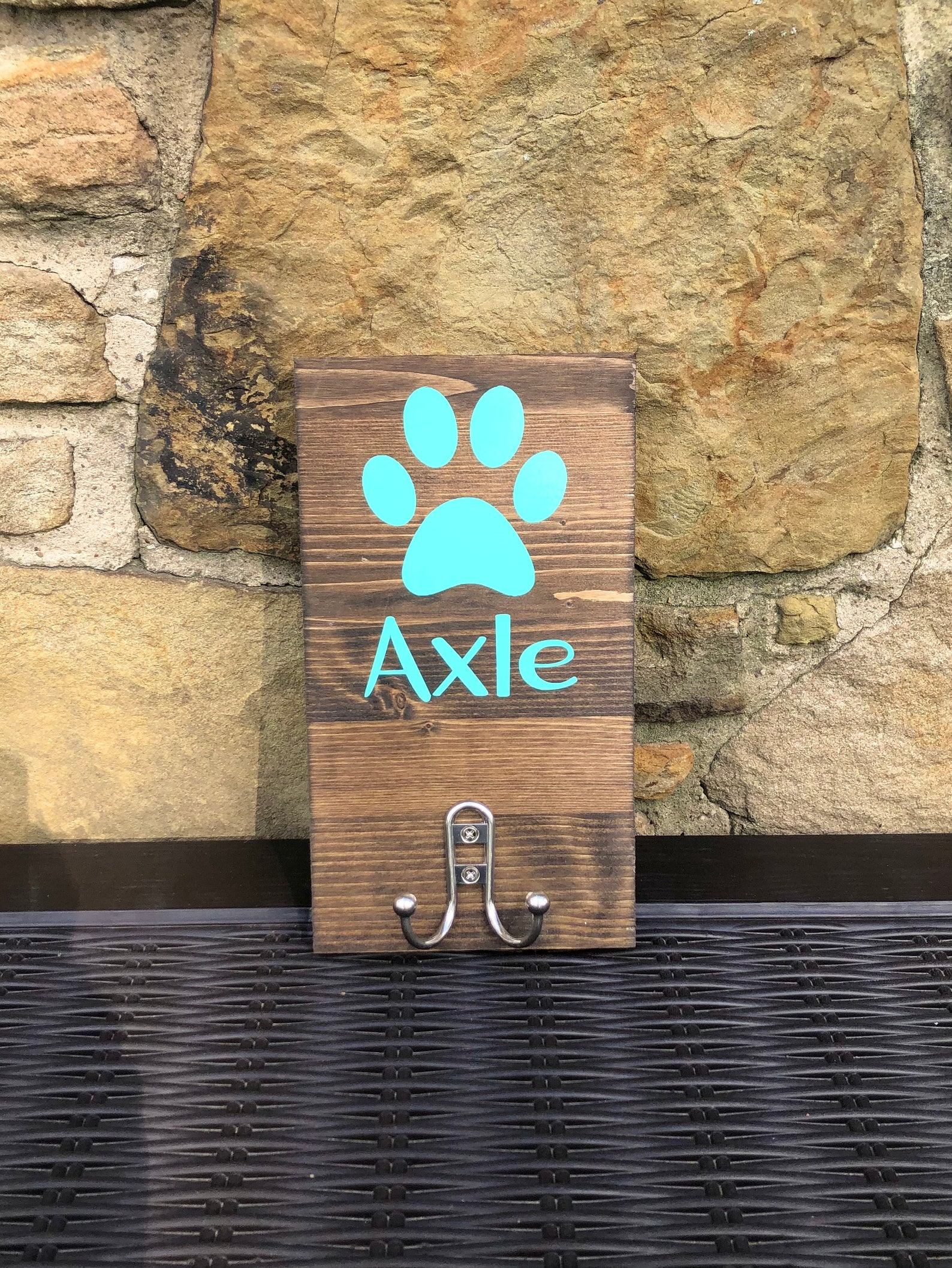 Custom Dog Leash Holder Leash Holder Personalized Dog Leash Etsy Canada