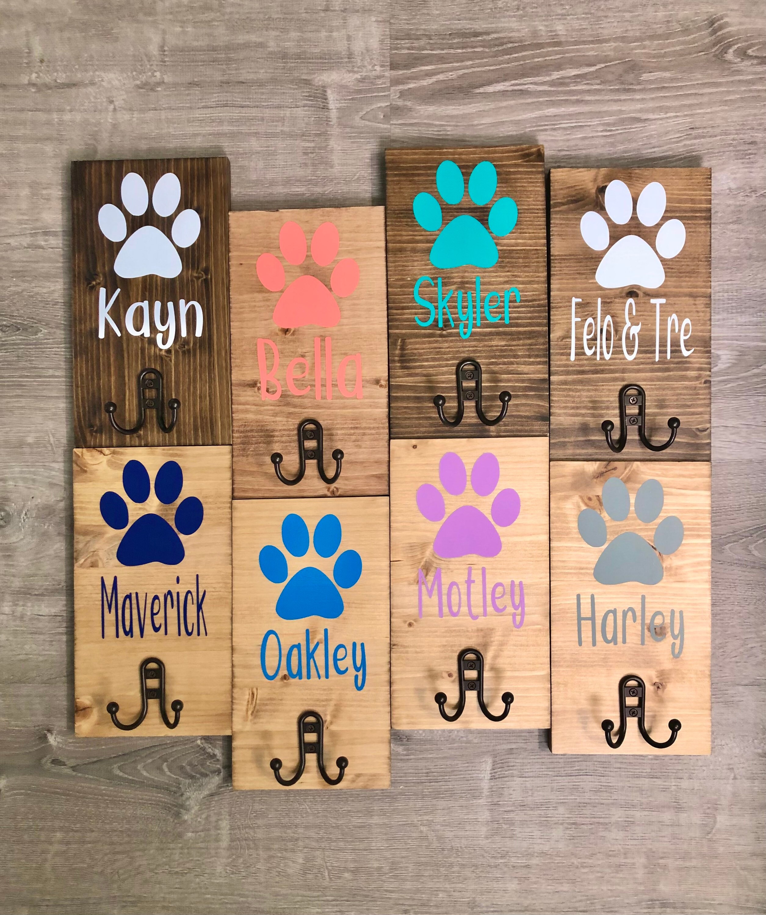 Custom Dog Leash Holder Leash Holder Personalized Dog Leash Etsy Canada