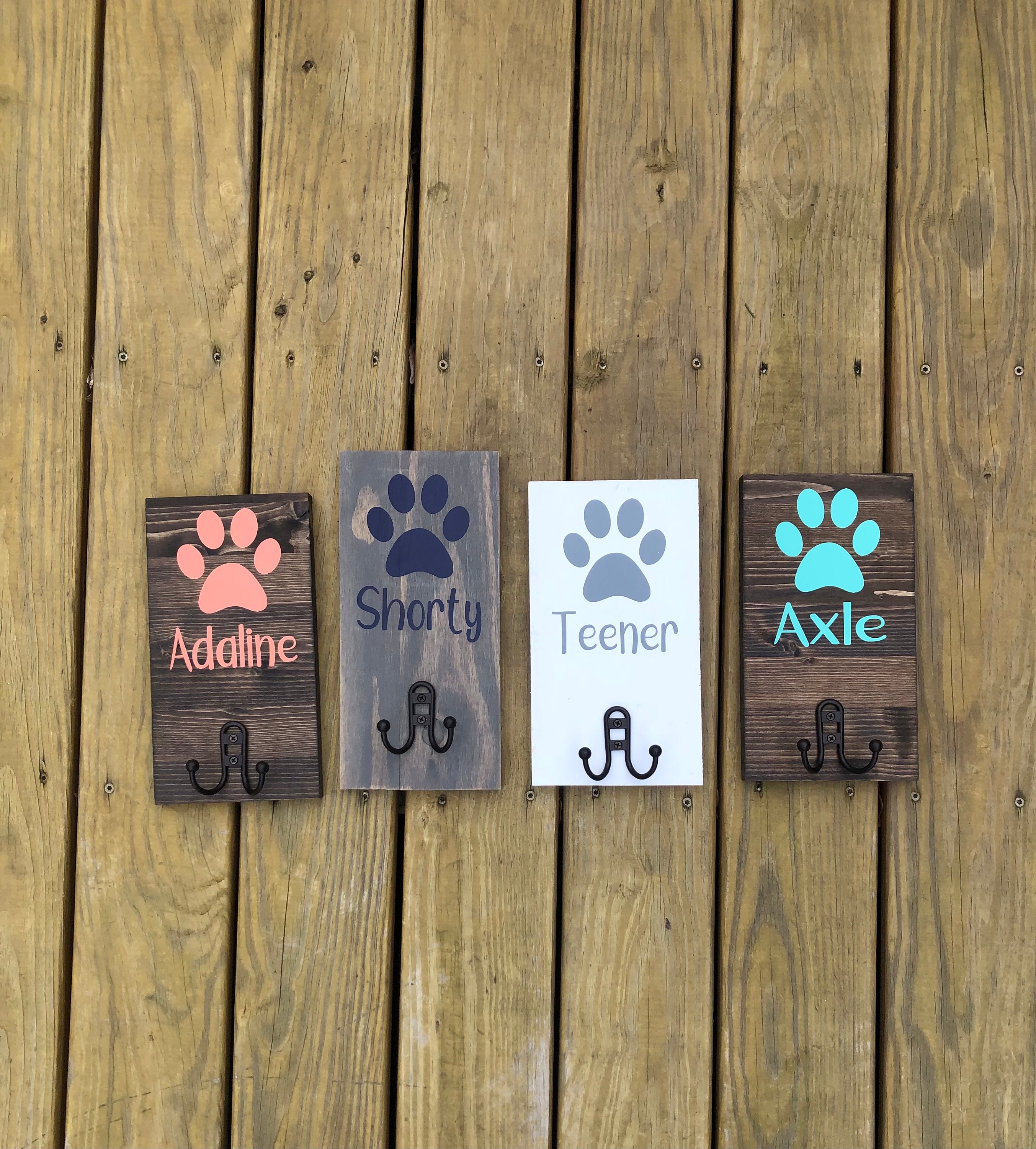 Custom Dog Leash Holder Leash Holder Personalized Dog Leash Etsy Canada