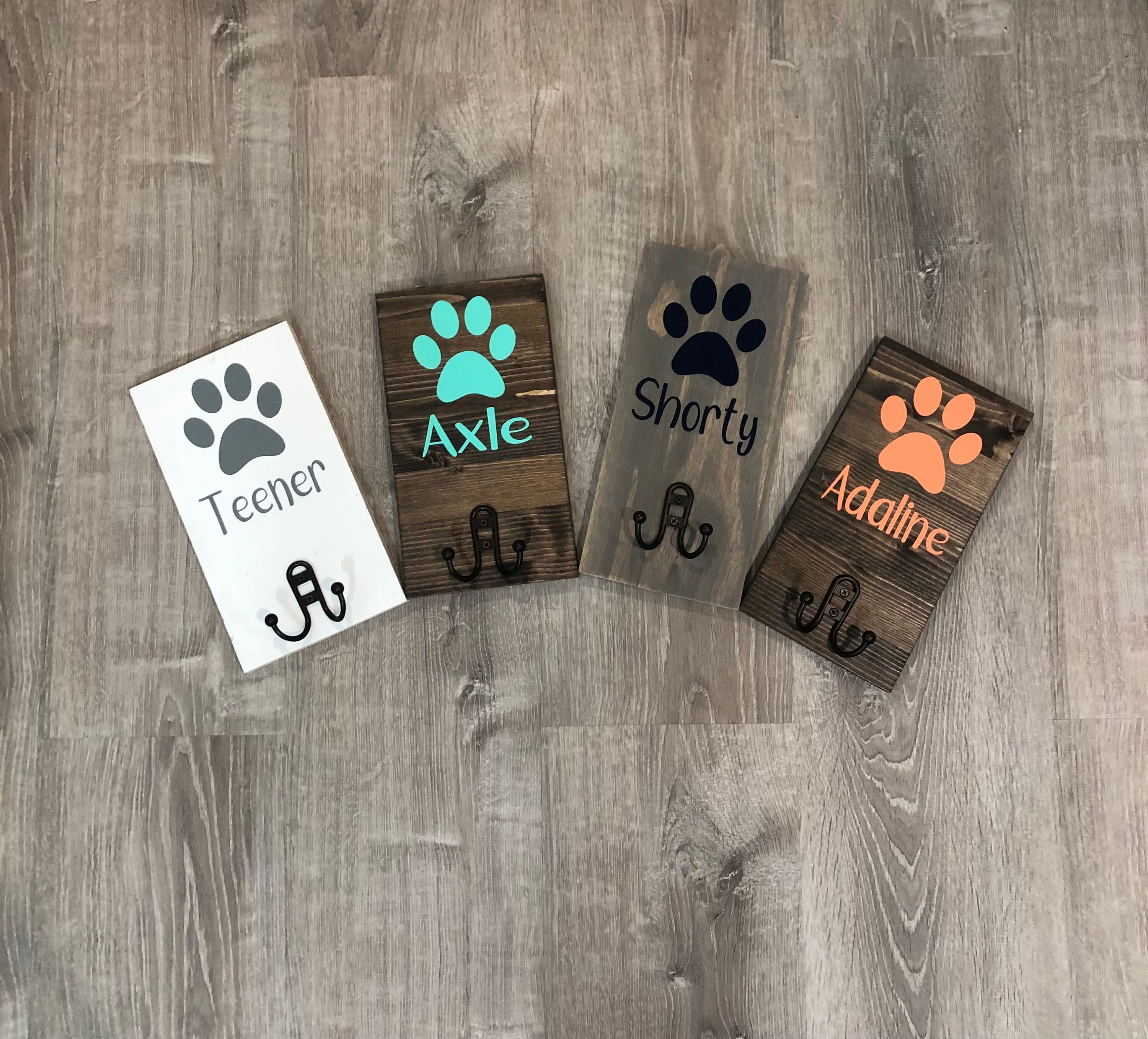 Custom Dog Leash Holder Leash Holder Personalized Dog Leash Etsy Canada