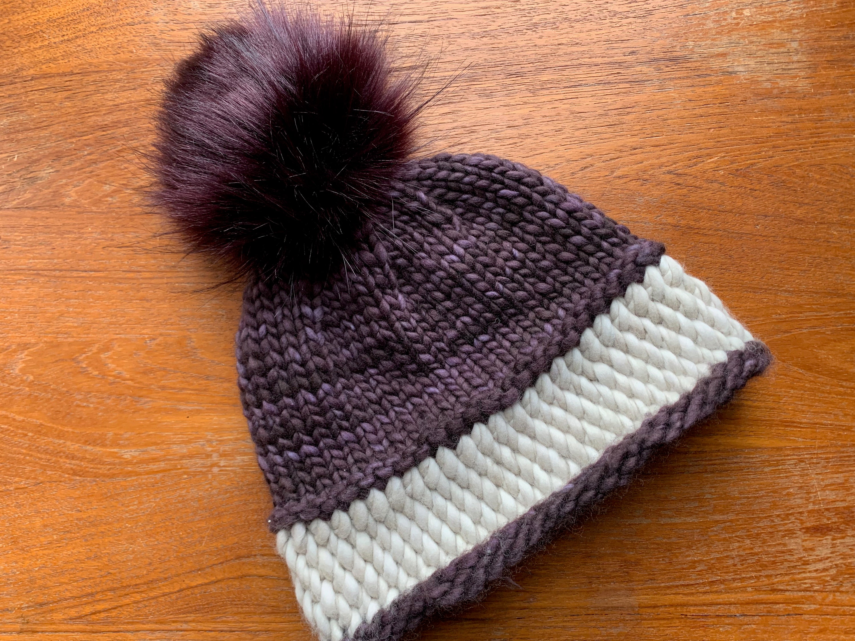 Merino Sandstorm Brim Beanie | Etsy