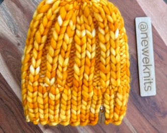 Long Line Beanie Merino Hat