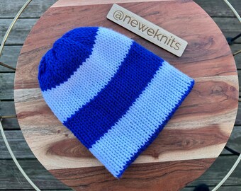 Badger Blue Hats & Cowl