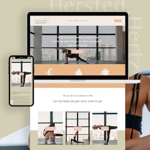 Squarespace 7.1 Website Template | Svetlana Dreiden | Warm, Calm & Earthy Template For Health professionals, coaches or consultants