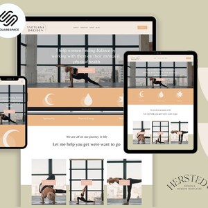 Squarespace 7.1 Website Template | Svetlana Dreiden | Warm, Calm & Earthy Template For Health professionals, coaches or consultants