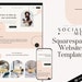 Squarespace 7.1 Website Template | Social Me | Bright, Boho Template for Social Media Managers, Freelancer or Service-based businesses.