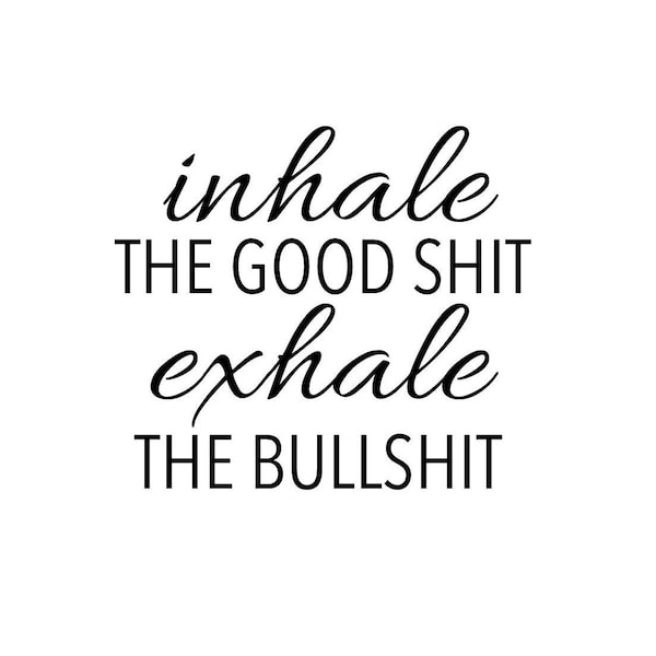 Inhale Exhale SVG File