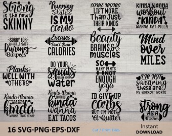 Exercise Svg Etsy