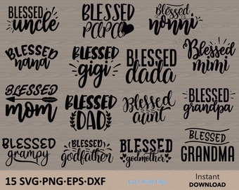 Download Blessed Family Svg Etsy