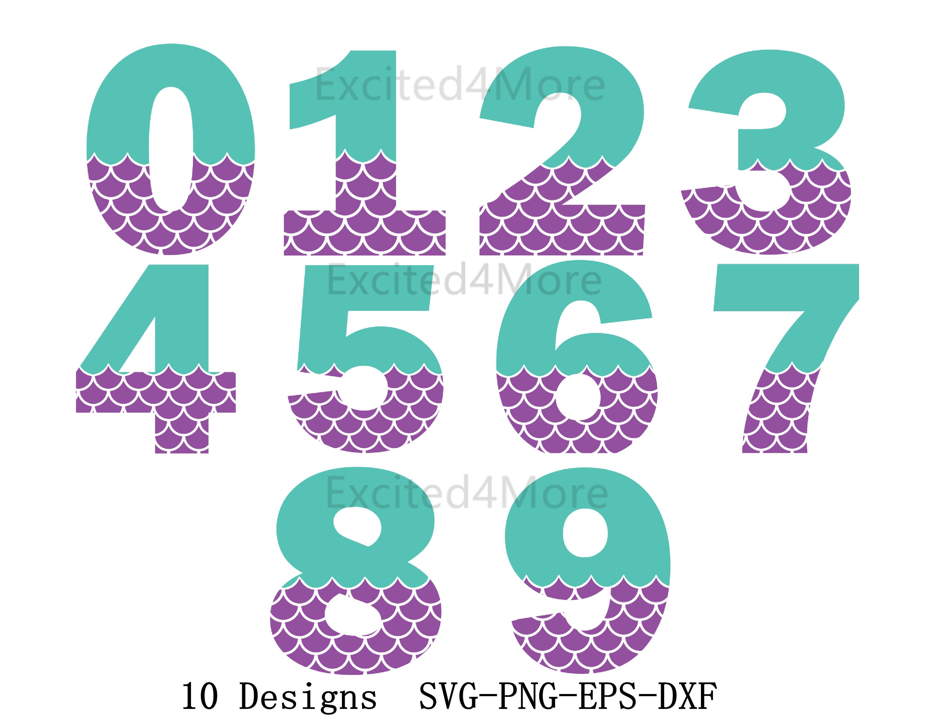 Free Free 103 Mermaid Numbers Svg SVG PNG EPS DXF File