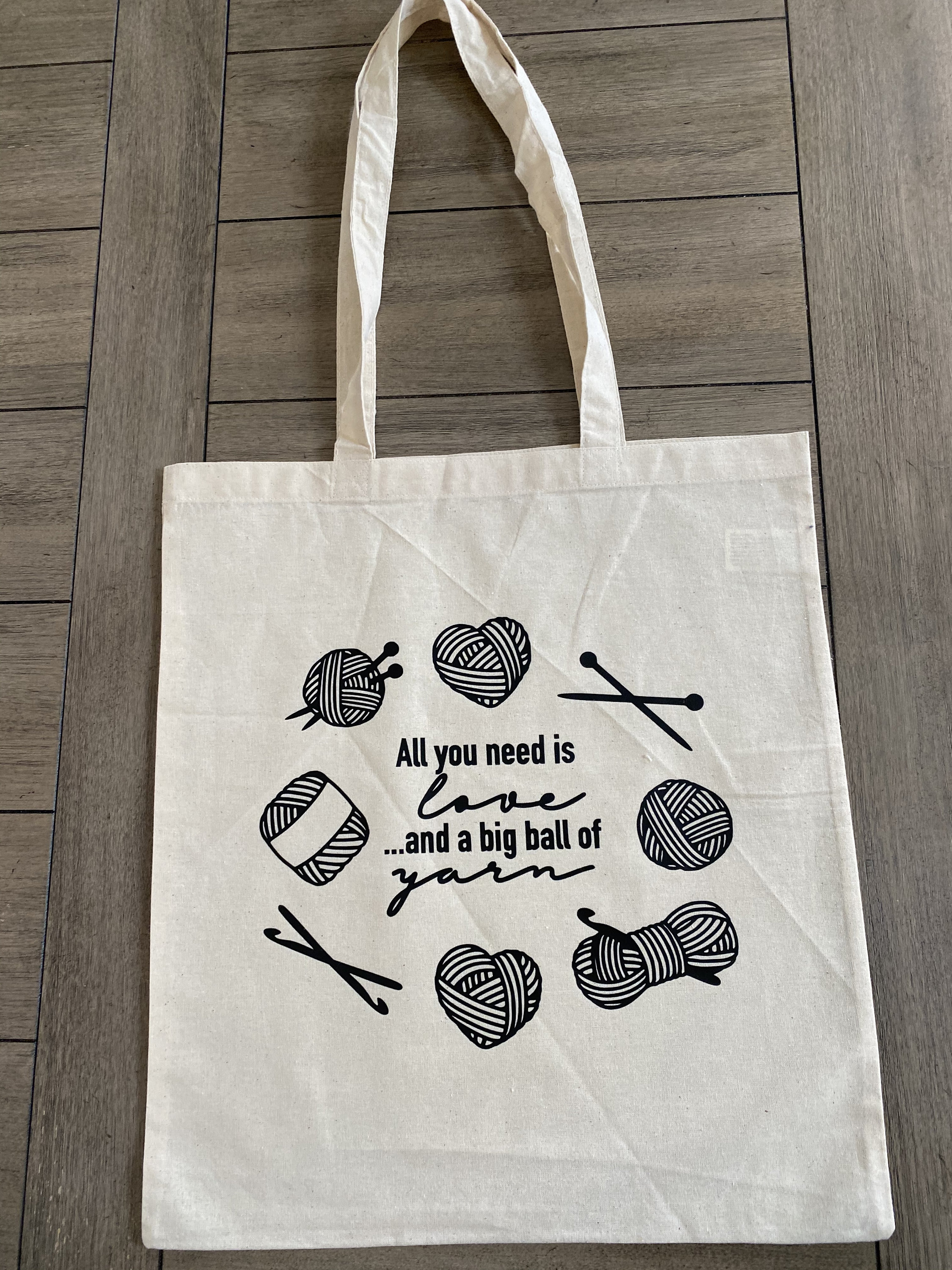 Tote Bag / Yarn Bag / Crochet Bag / Yarn Tote Bag / Crocheters Etsy