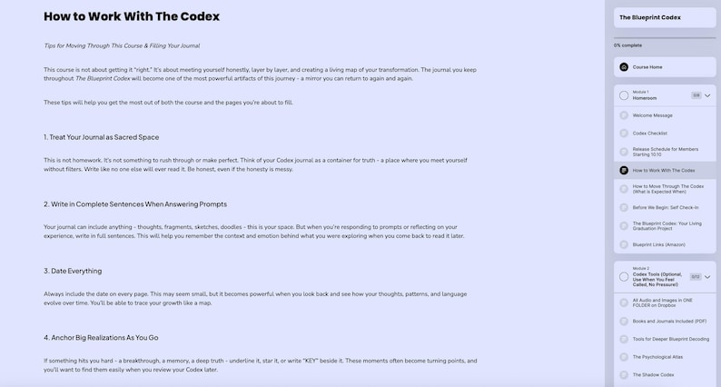 The Blueprint Codex - A 3-month Soul-decoding Journey to Map Patterns ...