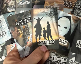 Whispers of the Unsolved - True Crime Oracle Deck (180 Cards)