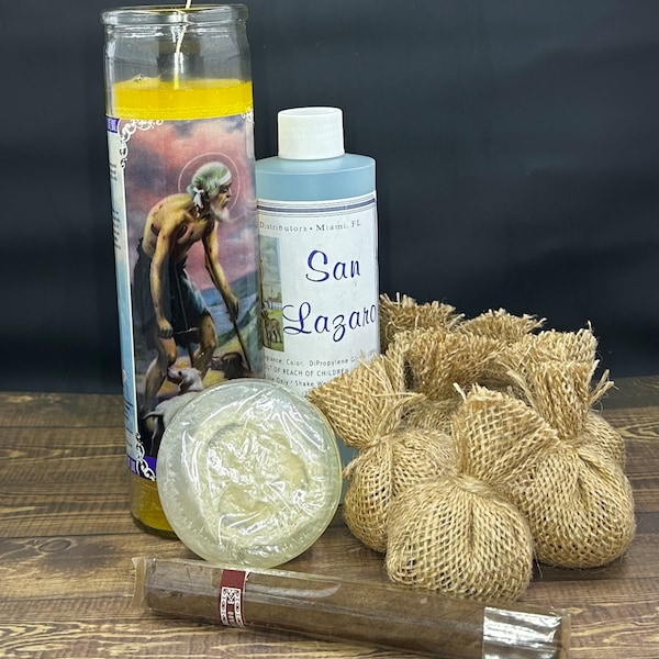 Ritual to ward off illness and attract prosperity with Saint Lazarus