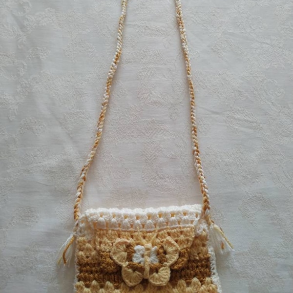 Sac de fille au crochet fait main