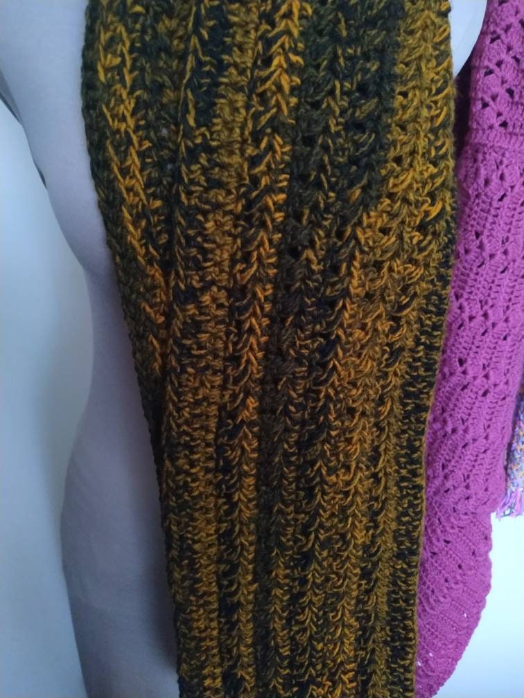 Handmade by Crochet Chunky Infinity Scarf and Hat in an - Etsy