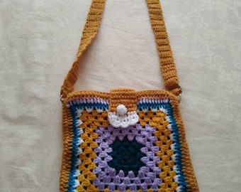 Handmade Crochet Crochet Bandit Handbag