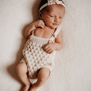 Newborn Romper Knit image 1