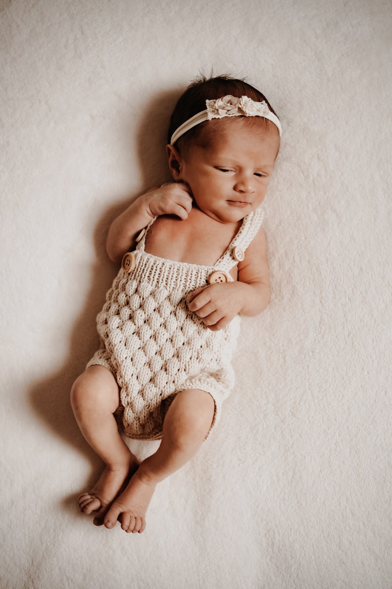 Newborn Romper Knit image 1