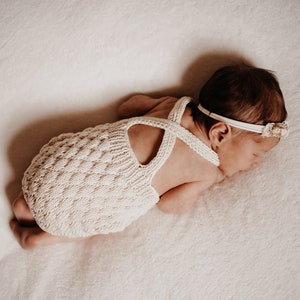 Newborn Romper Knit image 3