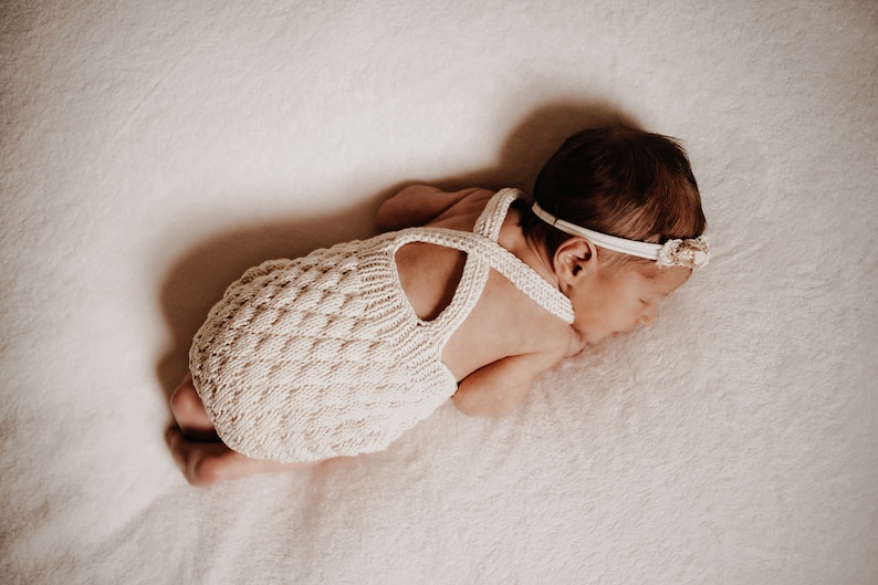 Newborn Romper Knit image 3