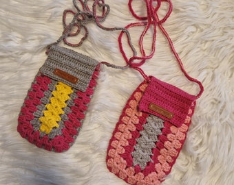 Crocheted phone case