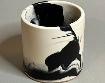 ジェスモナイトで手作りされたユニークな小さな鉢 / 大理石のホーム