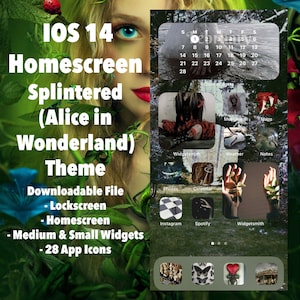 IOS 14 Homescreen Splintered Series Aesthetic - Icone delle app, widget, Download della schermata di blocco