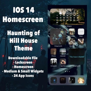 IOS 14 Homescreen Haunting of Hill House - App Icons, Widgets, Lockscreen Download