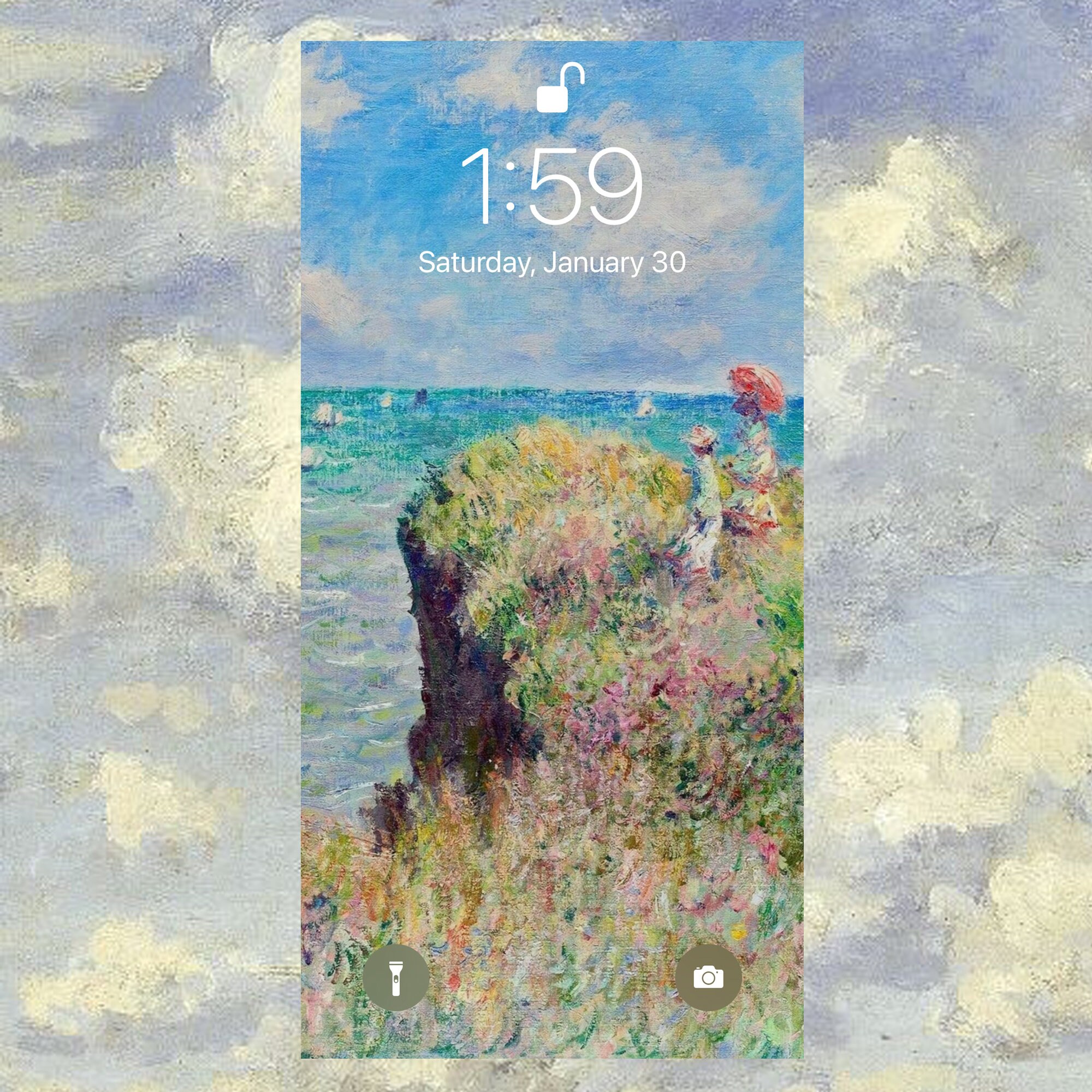 IOS 14 Homescreen Claude Monet Aesthetic - App Icons, Widgets ...