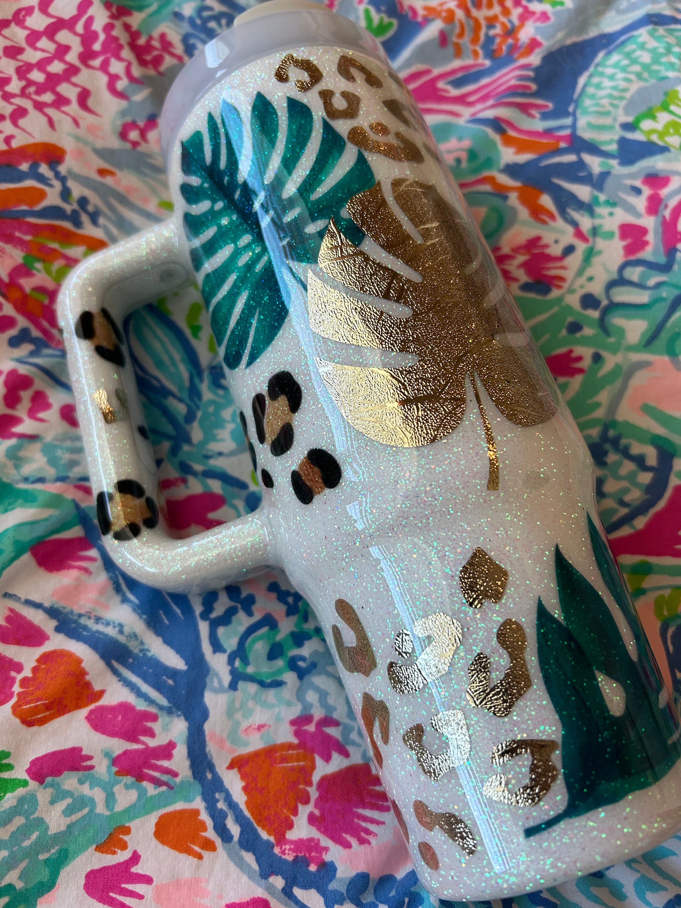 Yeti Tumbler Personalized Glittery - Etsy
