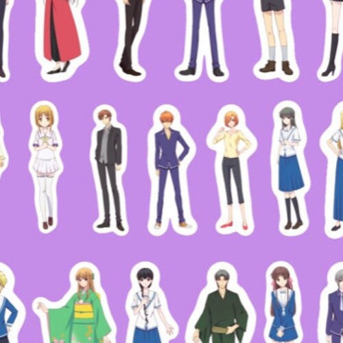 Fruits Basket Sticker Kyo Sohma Tohru Yuki Hatsu and | Etsy