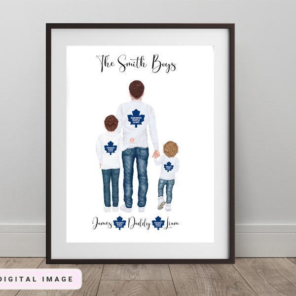 Sports fan gift for Christmas, Father's day gift for dad, personalized gifts for dad, sports fan, hockey gift, gift from kids