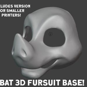 Modelo 3D de base de traje de murciélago - Archivo STL (Descarga digital)