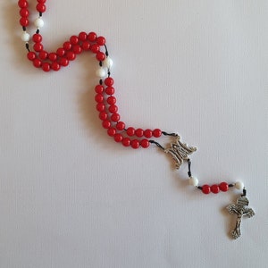 Divine Mercy Chaplet Rosary | Pardon Crucifix | Divine Mercy Centerpiece | Rosary Box