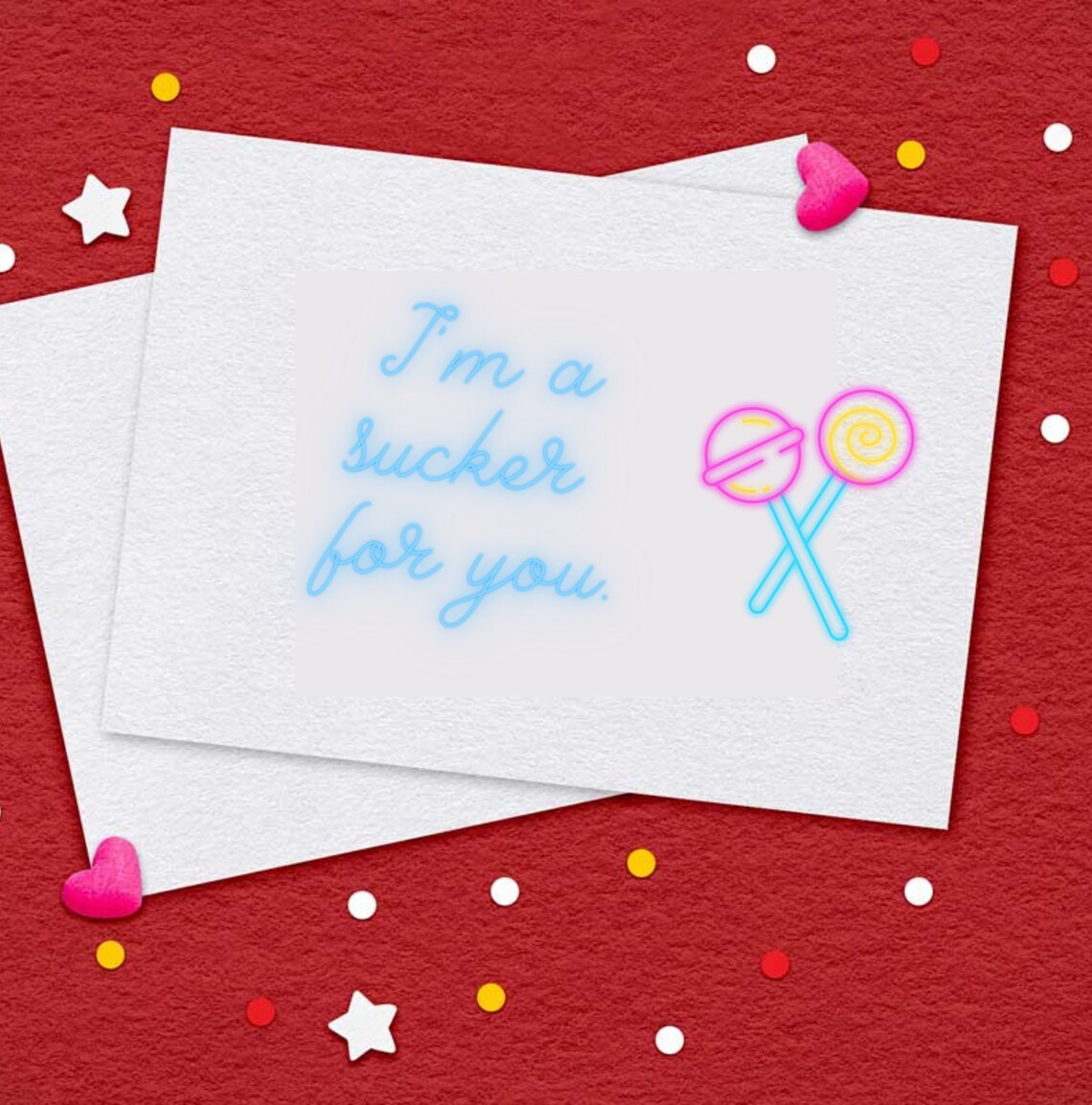 Instant Download Printable i'm a Sucker for You Greeting Card Funny ...